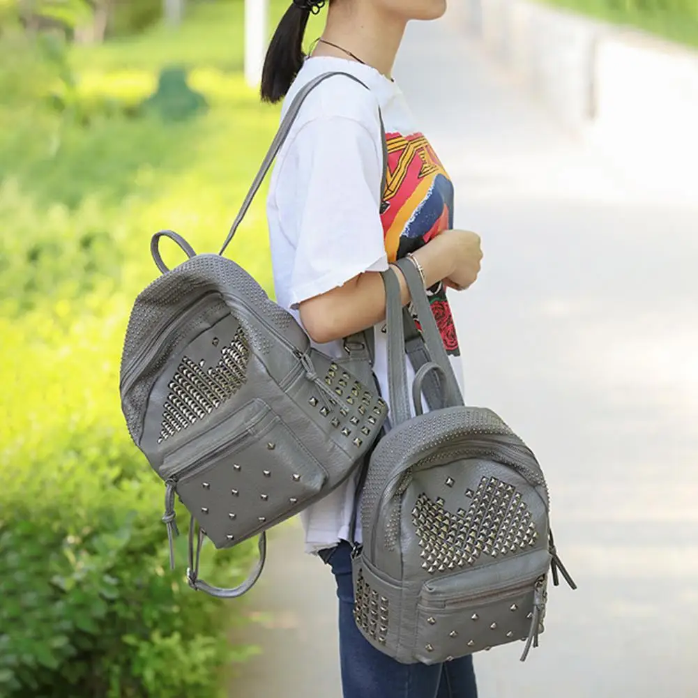 Unisex Rucksack Lagerung Rucksack Multifunktionale Tragen-beständig Beliebte Reine Farbe Einstellbar Rucksack