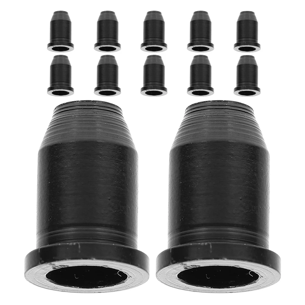 

12pcs Electric String Ferrules Black For Diy Guitar Builds Hardware Durable Precision Fit Enhanced Sound Stability Guitar