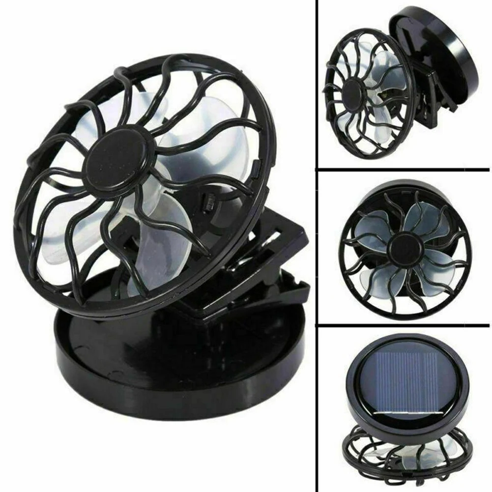 Portátil Mini Solar Powered Clip Fan, Ventilador de escalada, Camps Wilderness Summer Hand Held Hat Cap Fan, 1pc