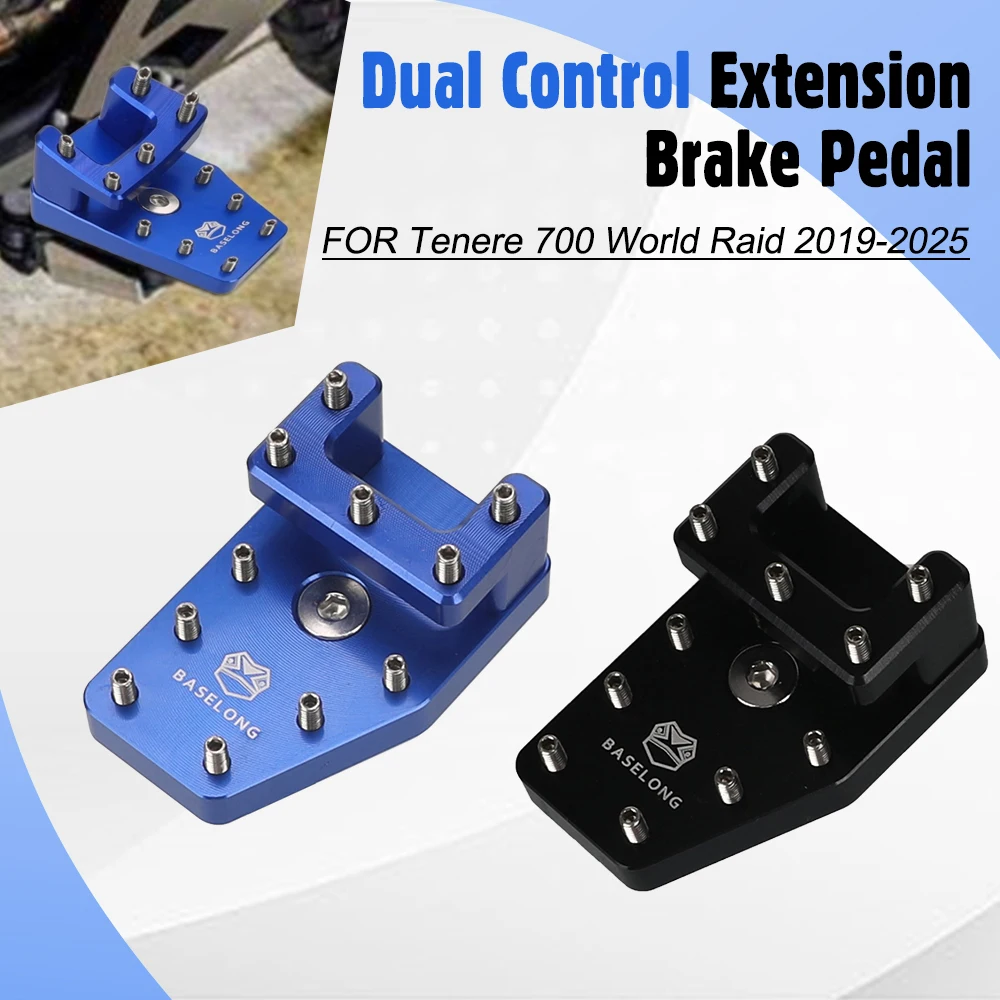 

Rear DualControl Brake Lever Pedal Step Tip Extension For Yamaha Tenere 700 World Raid 2019-2020-2021-2022-2023-2024 2025 2026
