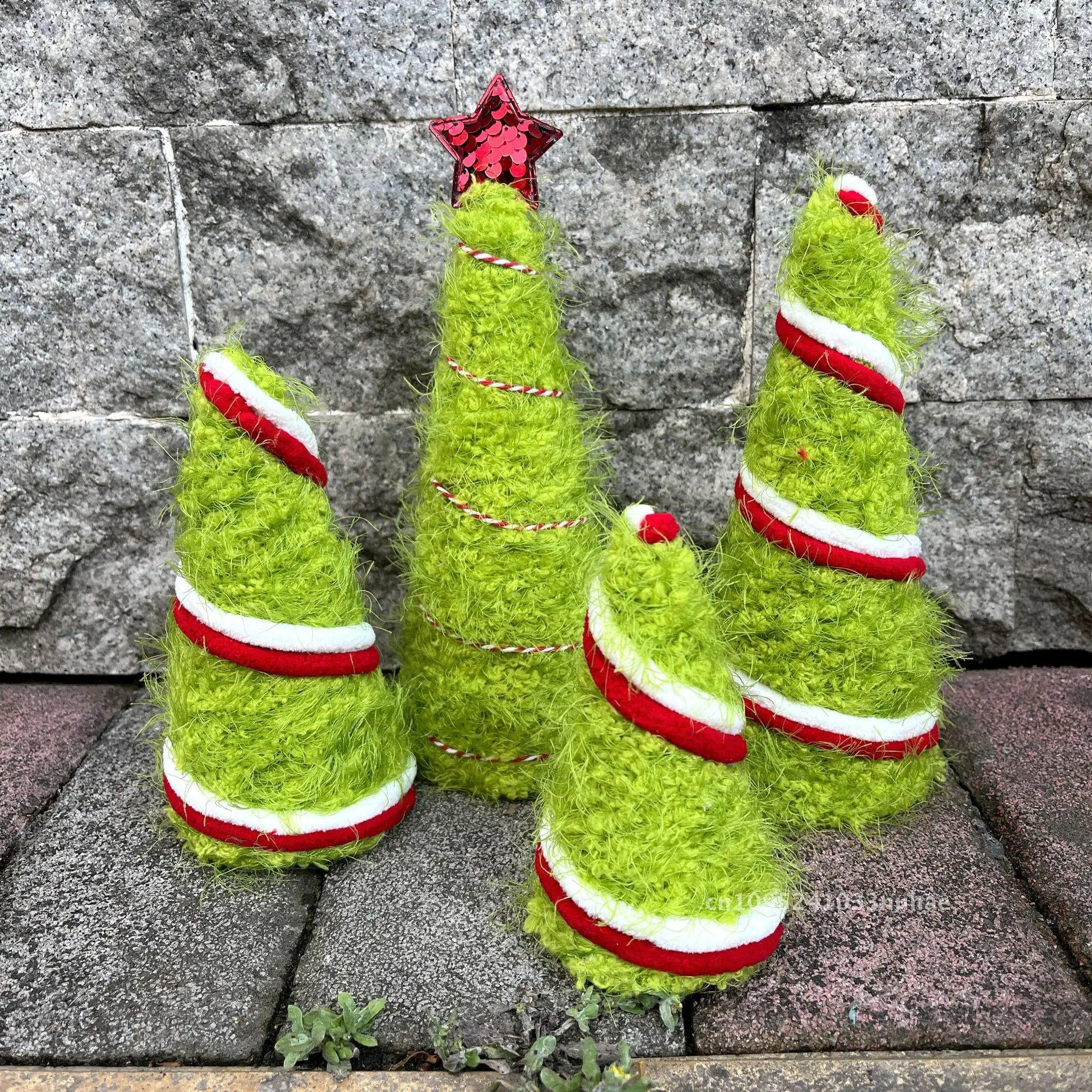 Mini Christmas Tree Christmas Table Shelf Ornaments Scene Layout Decorations Tray Ornaments