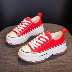 2023 New Shoes for Women Low Top Canvas Shoes High Quality Vulcanized Casual Ladies Shoes  Running Designer Shoes Sneakers