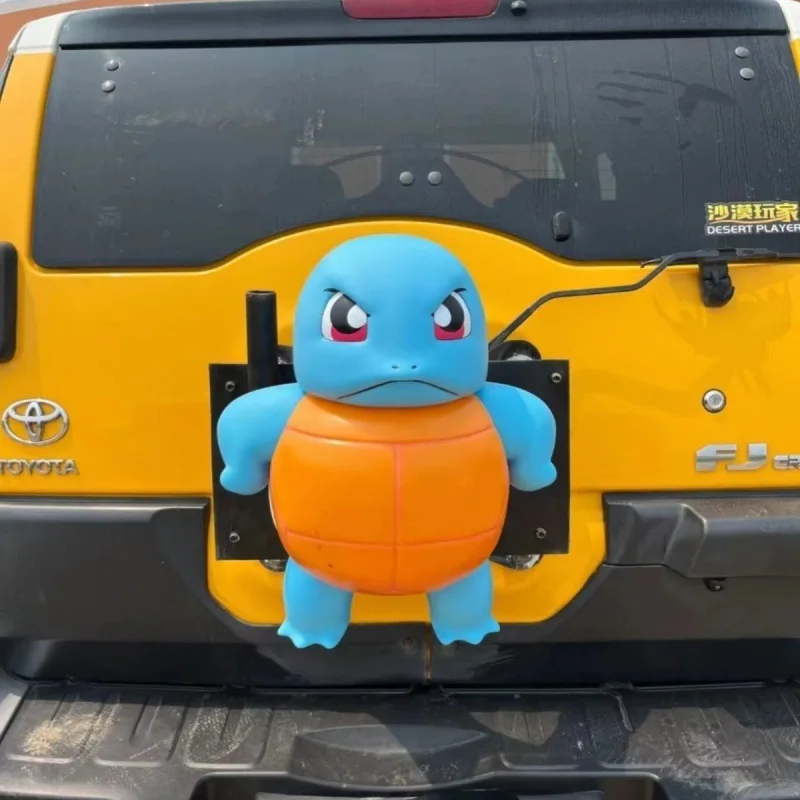 Popular Toys New Anime Will Spray Water Jenny Car Accessories Spray Water Big Size Proud And Cute Model Toys Car Squirtle Orname