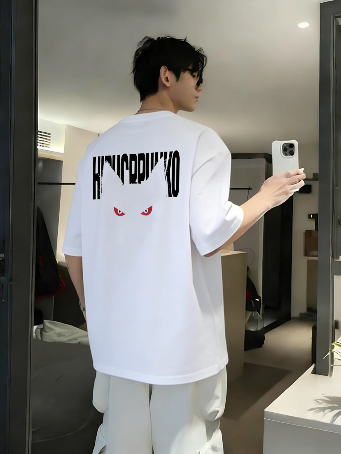 Streetwear Brand With Eye - メンズ オルト Sve T-irt デビルアイプリント ストリート