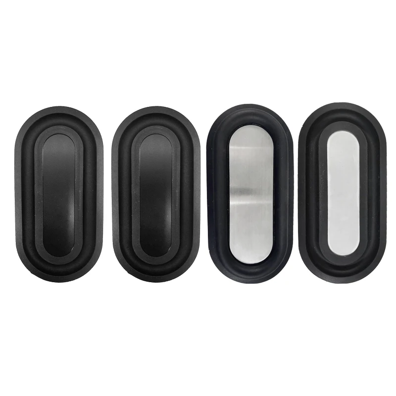 

1Pair Speaker Oval Passive Radiator Replacement Bass Speaker Passive Radiator High Performance Rubber Vibration Plate