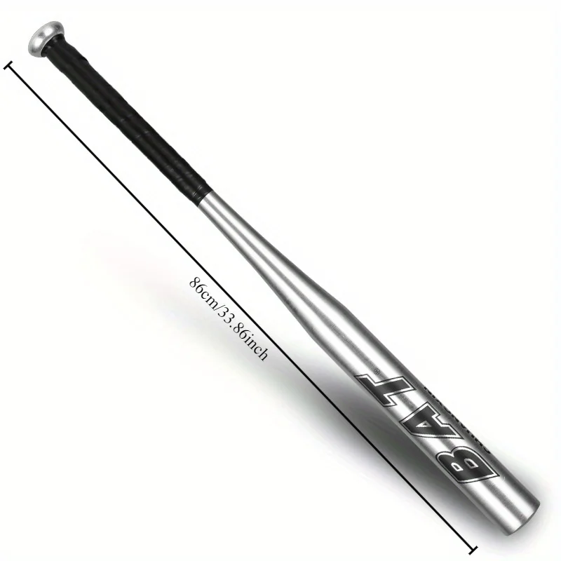 86 cm Baseball Bat Full Aluminum Alloy for Baseball Enthusiasts to Practice Soft Baseball Training  Black Blue Silver White