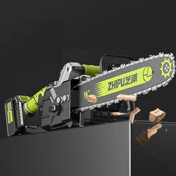 12 Inch 3000W Brushless Chainsaw Band 1pcs Battery Woodworking Pruning Chain Saw One-handed Garden Logging Power Tool Saw Blade