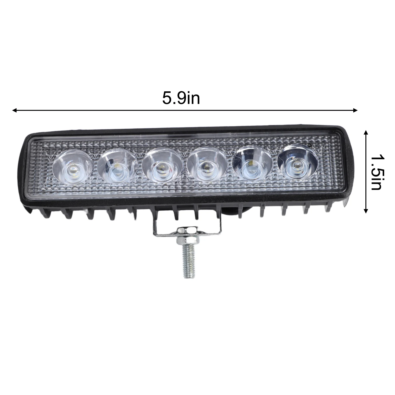 For ATV For Boat Car Accessories Light For Night Driving Stainless Steel Bracket 18W Output Bright Illumination