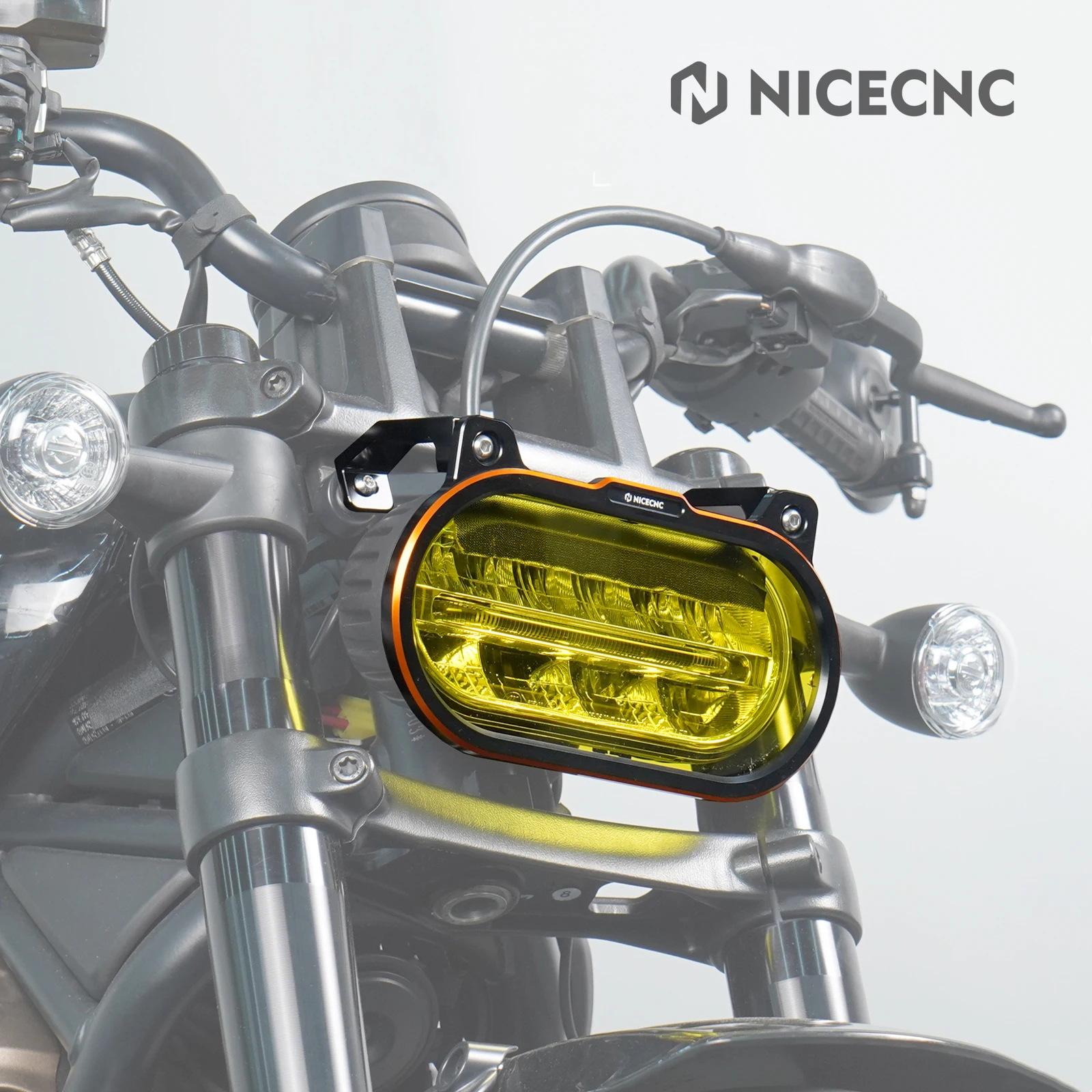 

Motorcycle Headlight Guard Cover for Harley Sportster S RH1250S 2021 2022 2023 2024 SportsterS Headlamp Lens Protector