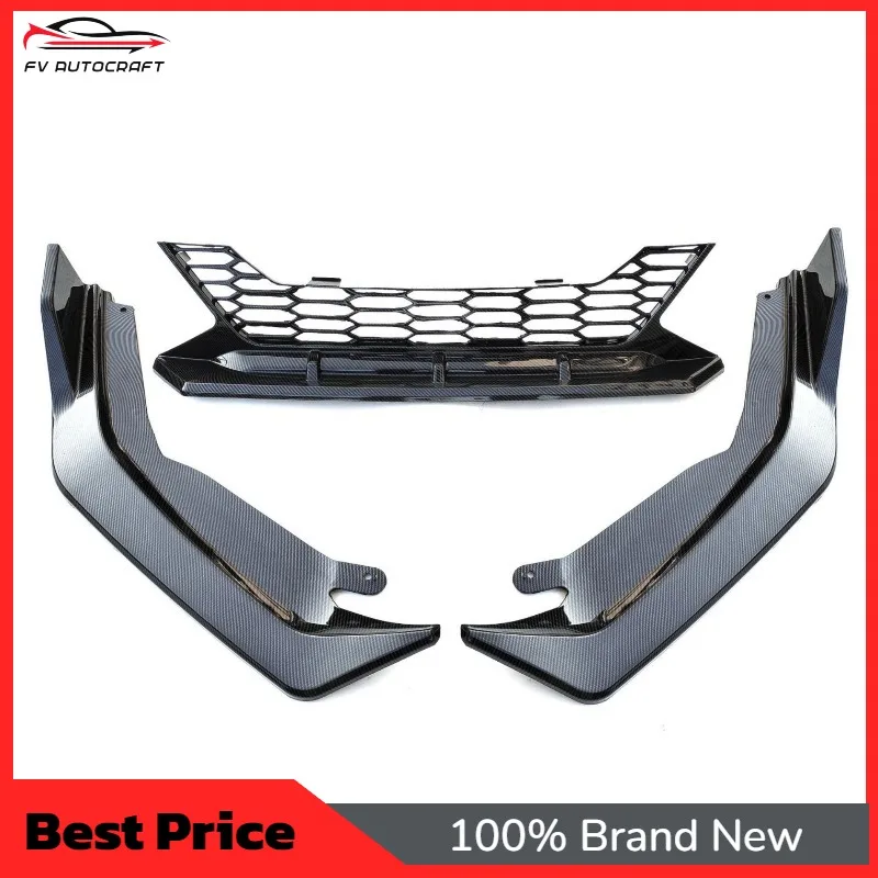 【2026】Auto Accessories For Sylphy 2020-2022 14th Front Bumper Trim Strip Honeycomb Grille Corner Protector Retrofit/Upgrade