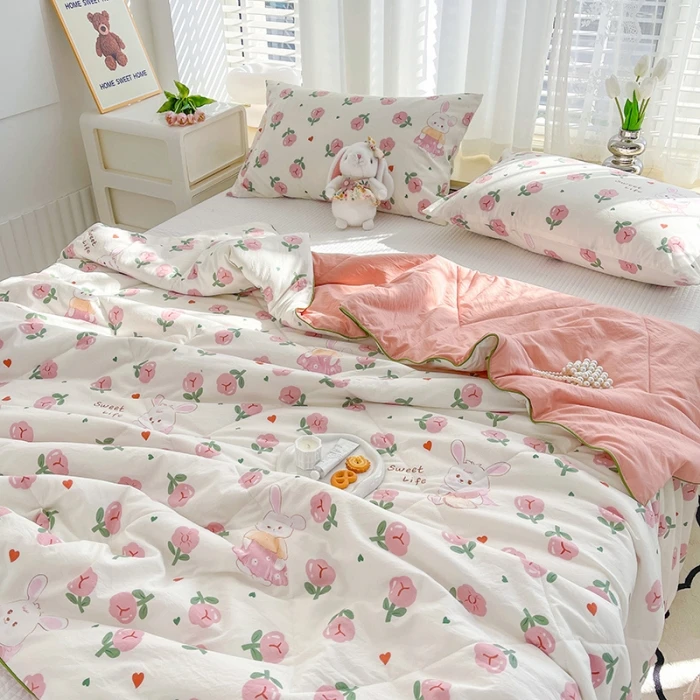 

Summer Soy Fiber Thin Quilt Comforter Soft Air Conditioning Quilt/Duvet/Blanket Bed Duvets 150x200 200x230 Machine Washable