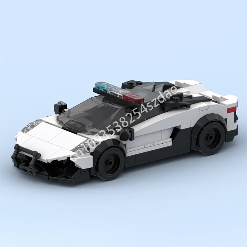 

273pcs MOC High-Speed Pursuit Police Car Building Blocks Assemble Christmas toy Gift Assemble Brick Christmas toy Gift