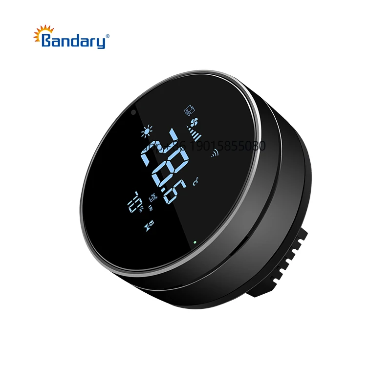 

Bandary Smart Digital Wifi Tuya Fan Coil Thermostat Temperature Control FCU Modulating Valve Thermostat Support Google Alexa