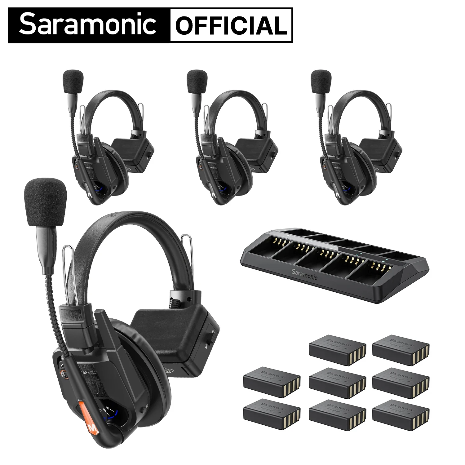 

Saramonic Witalk9 WT4S Беспроводная гарнитура Полнодуплексная система внутренней связи для кинопроизводства Живые выступления Спортивные мероприятия