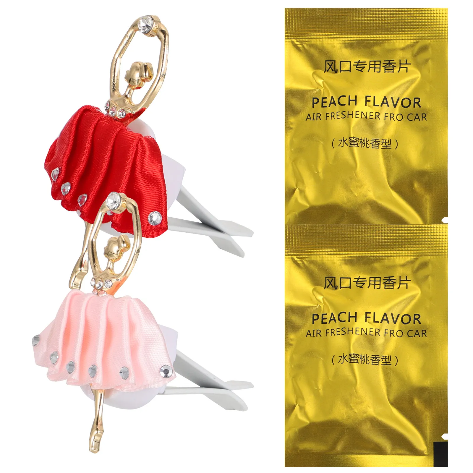 2Pcs Ballet Car Perfume Orname - Perfume Fragrance Outlet recension och pris