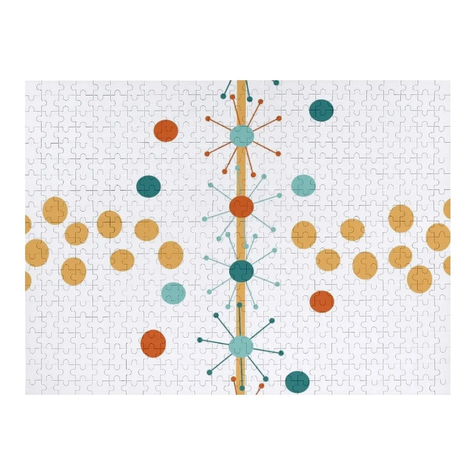 

Современное искусство середины века Atomic StarDots 1,0 TP Пазл по индивидуальному заказу для детей Пазл на заказ