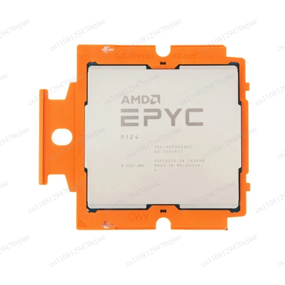 Processador de Servidor AMD EPYC 9124 - 16 Núcleos, 32 Threads, até 3.7GHz, 64MB de Cache L3, 200W TDP, Socket SP5 (Genoa, Bulk Tray)