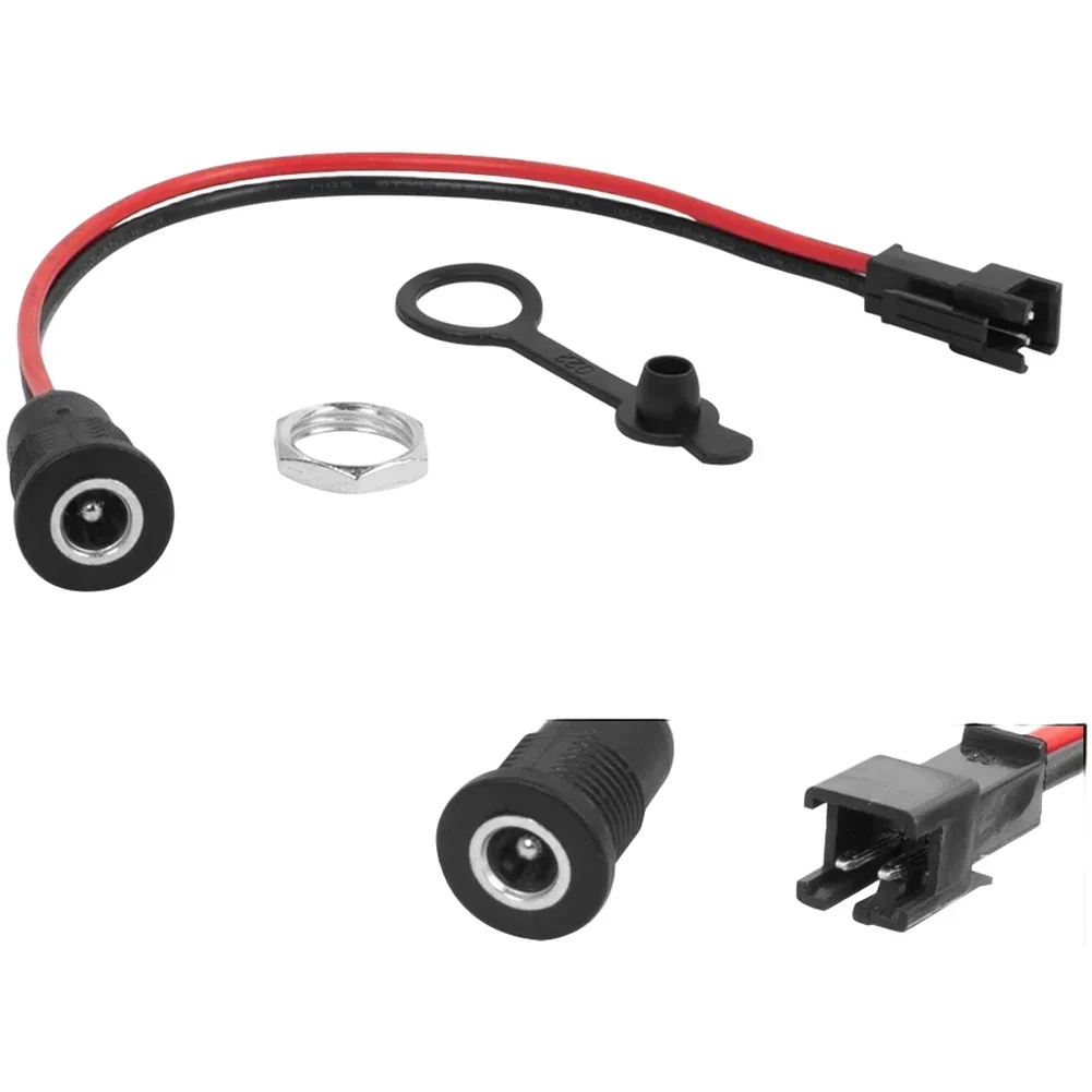 Waterproof Power Jack Female Panel Mount Suitable For Various Devices Charging Port For Electric Scooter Female Connector