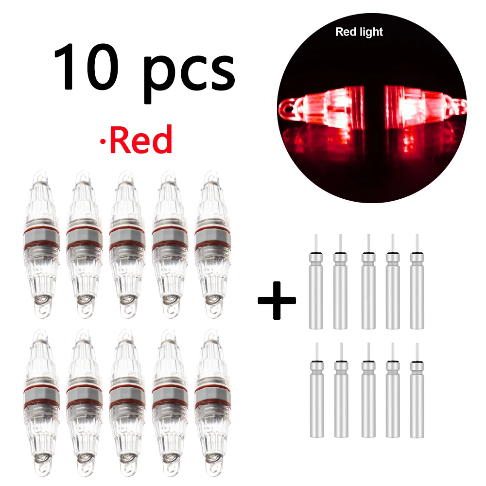 Luz LED de pesca intermitente doble cabezal impermeable - imagen 3