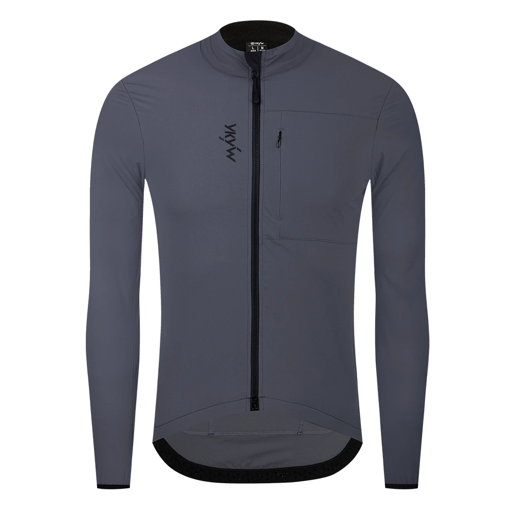 YKYWBIKE Herren Fahrradjacke 10-20 ° C Wasserdichte, winddichte Fahrrad-Windjacke, Wärme, Fleece, Rennradjacke, Fahrradbekleidung