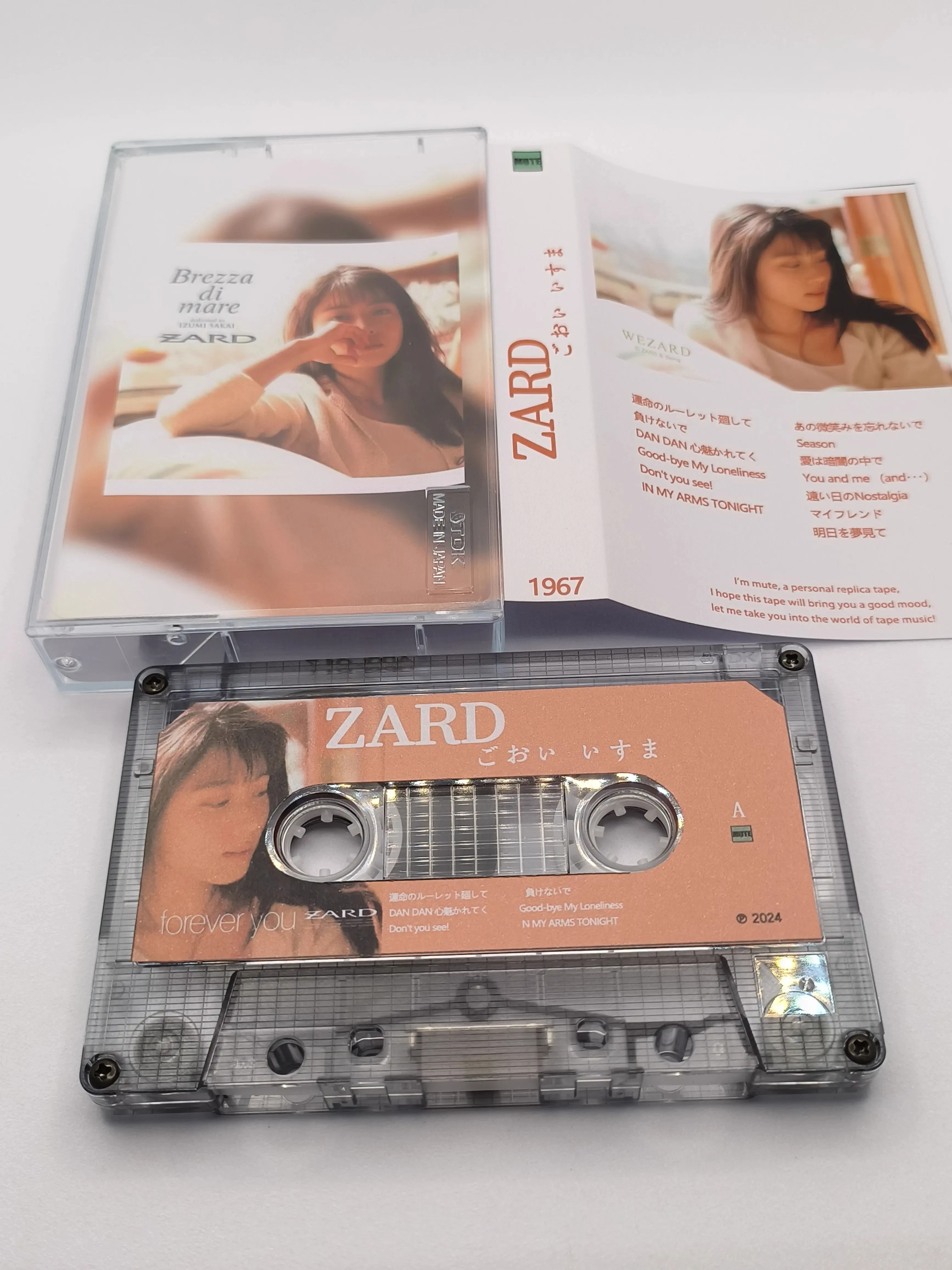 

Retro ZARD Sakai Izumi Music Tape Greatest Hits Album Cassettes Cosplay Walkman Car Recorder Soundtracks Box Collection Gifts