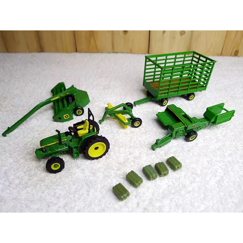 

ERTL литой под давлением масштаб 1:64 сеновой набор тракторная буксированная ферма набор модель из сплава готовая коллекция моделирования декоративный дисплей