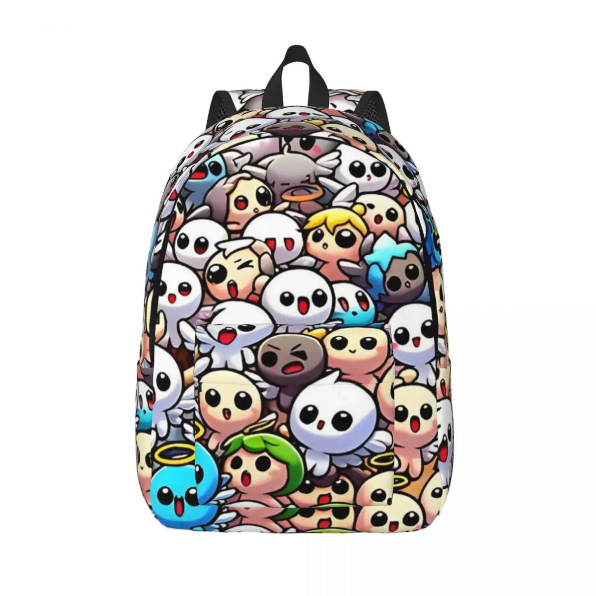 

The Binding Of Isaac Celestial Jubilee An Array Of Blissful Cartoon Cherubs Backpack Durable Student Business Daypack Canvas Bag