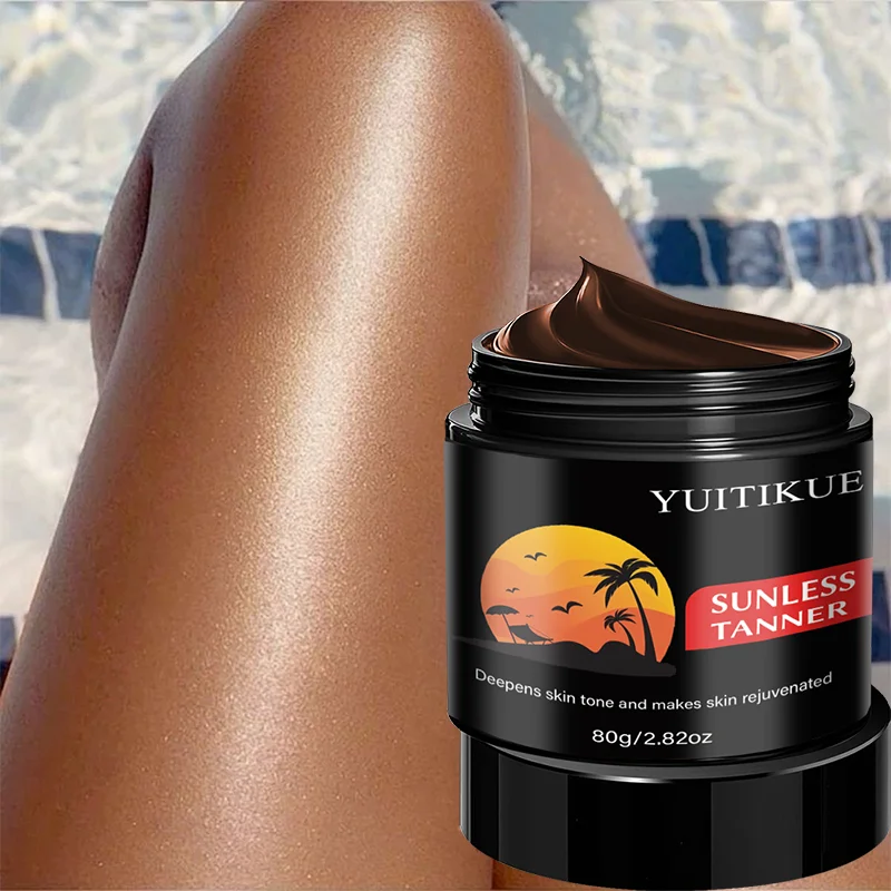 YUITIKUE Natural Sunless Tanning Cream - Easy to Apply, Moisturizing, for a Healthy, Radiant Bronze Complexion