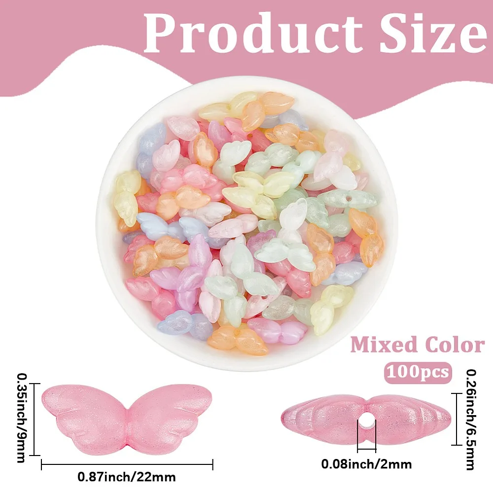 100-pecas-de-contas-acrilicas-transparentes-luminosas-em-formato-de-asa-com-glitter-que-brilham-no-escuro-cores-sortidas-9x22x65mm-furo-2mm