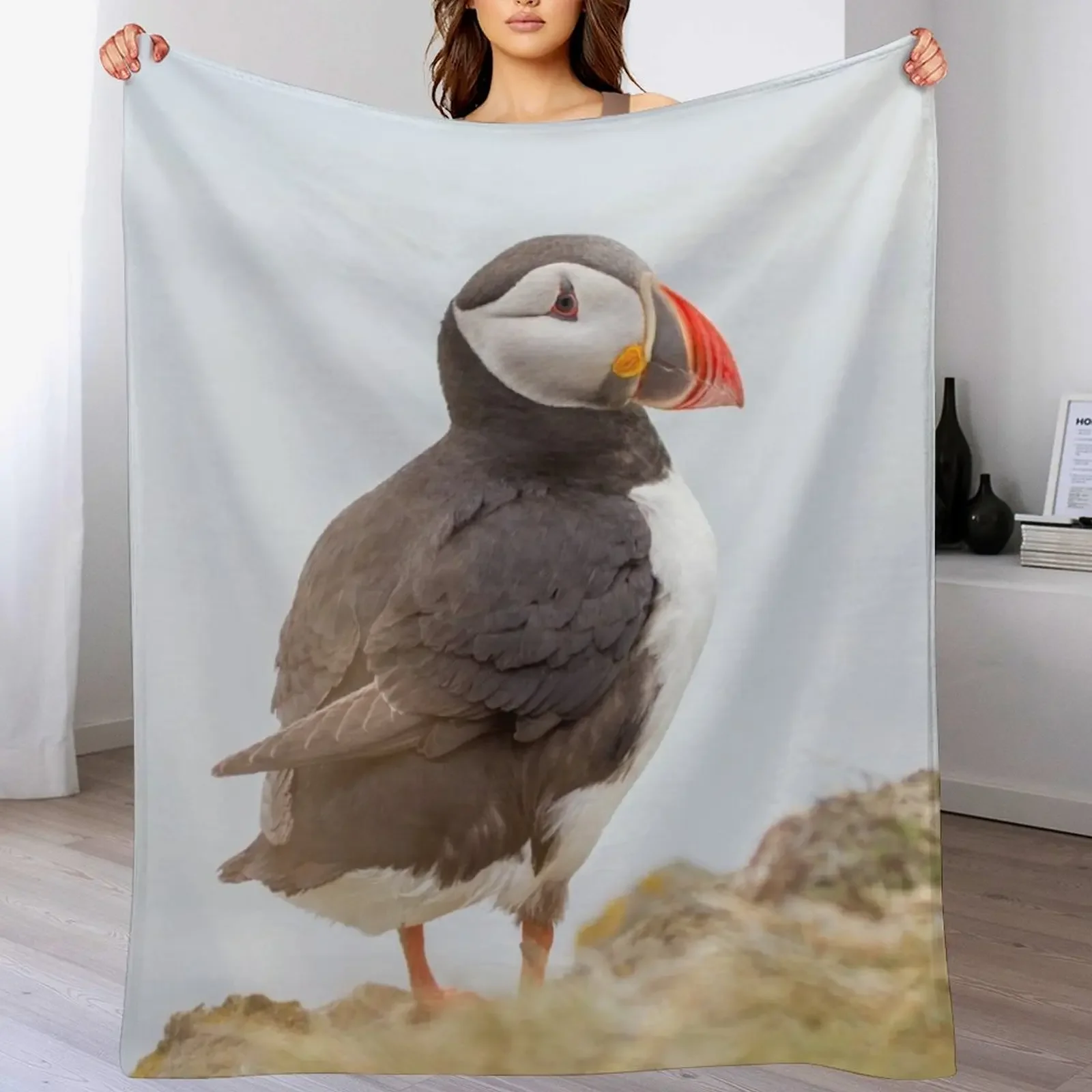 

Atlantic Puffin #1 Throw Blanket for winter Soft Plaid For Decorative Sofa Thin Blankets