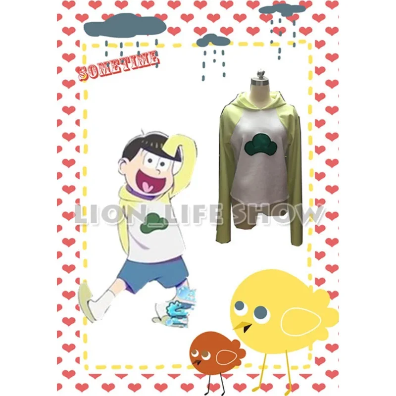 Bear's Den Mr Osomatsu San 2rd الموسم هوديي معطف بقلنسوة تأثيري حلي قميص للجنسين جديد 2025