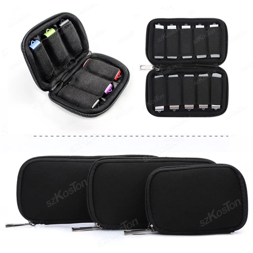 U Disk Bag Schutzhalter Flash Drives Reißverschluss USB-Hülle Reiseaufbewahrung Tragbarer Organizer Staubdicht Langlebig Stoßfeste Werkzeuge