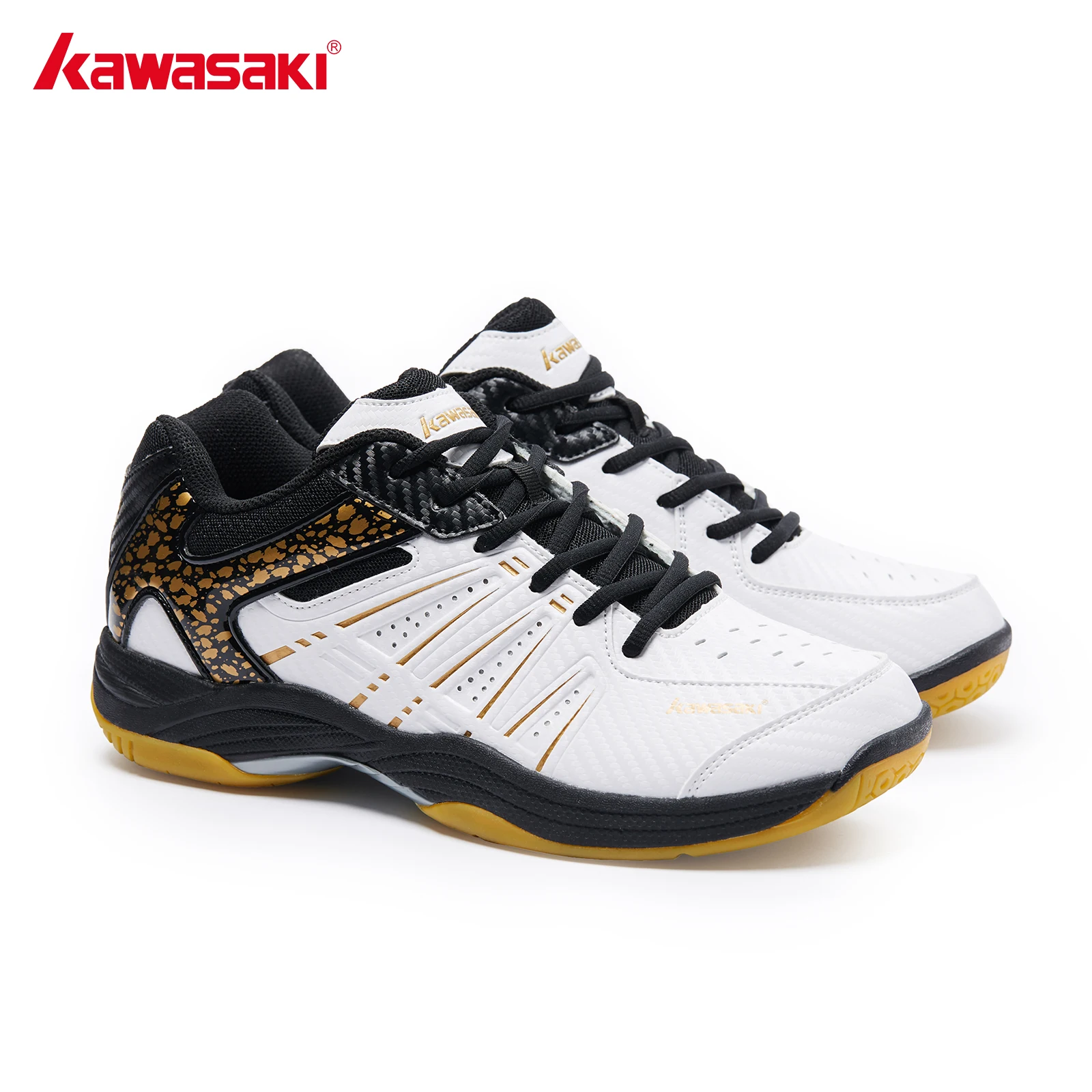 Kawasaki Professional Badminton Shoes Breathable Anti-Slippery Sport Shoes for Men Women Sneakers K-065