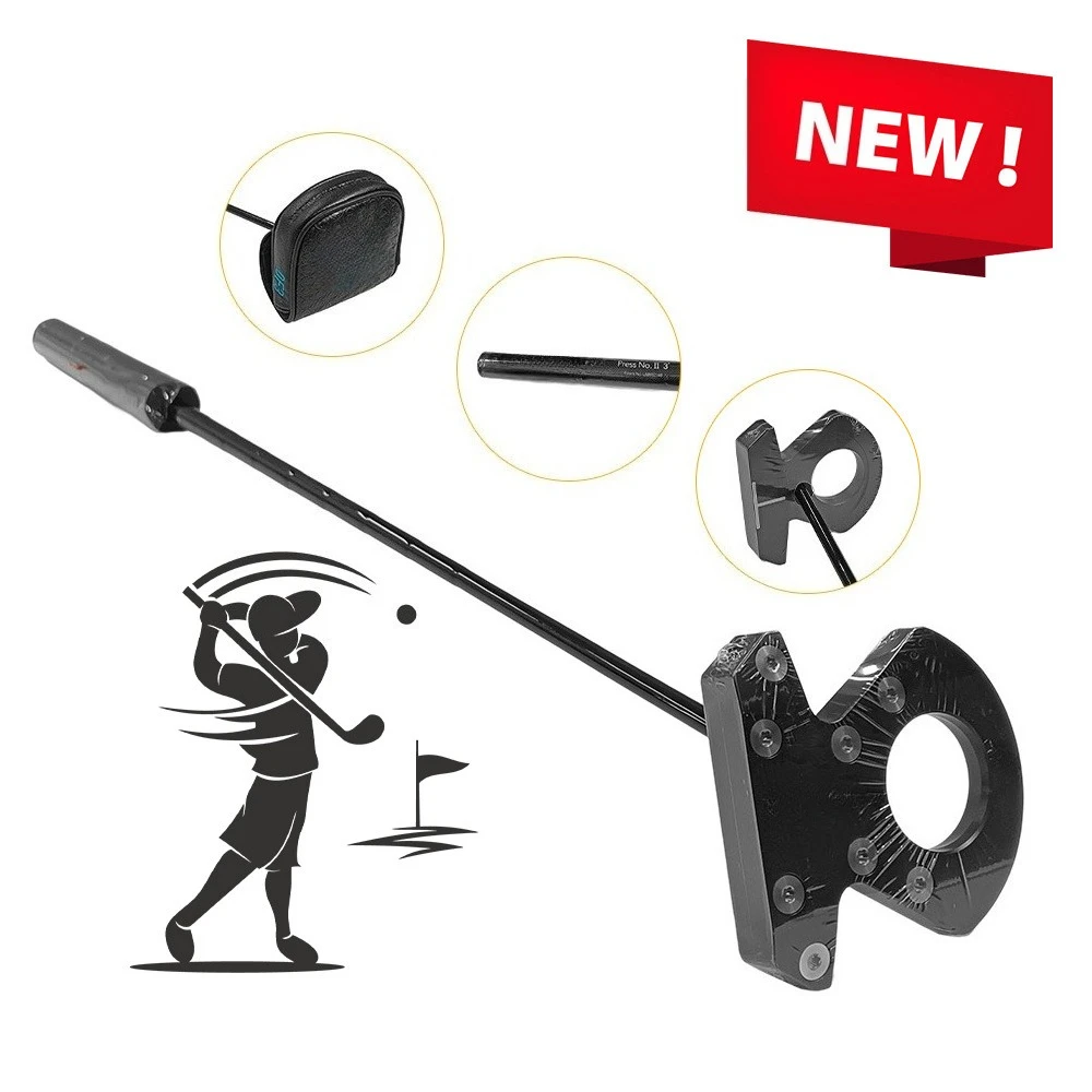 

Golf Putter Golf Club Putter Big Black Bull Automatic Balancing Club Universal Putter 33/34/35/36 Inch with Cover with Logo