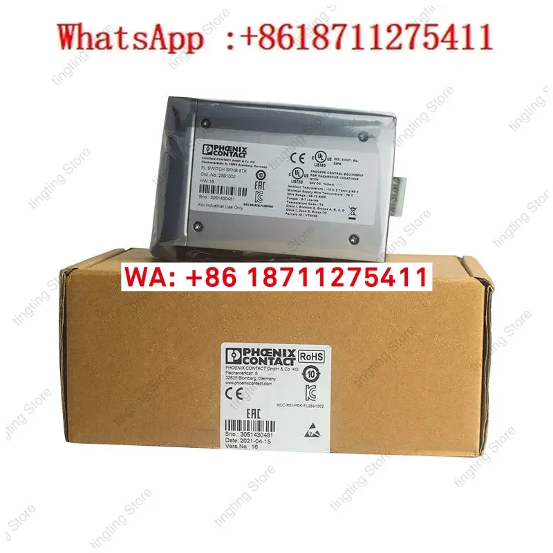 New Phoenix 8-port industrial unmanaged switch FL SWITCH SFNB 8TX-2891002