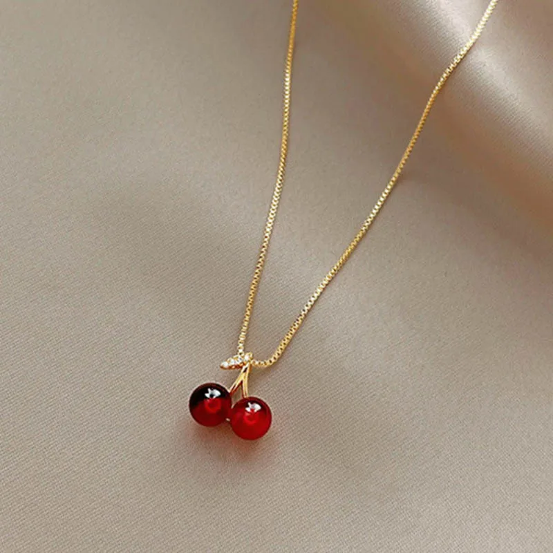 Женское-ожерелье-red-cherry-модная-цепочка-золотого-цвета-чокер-ювелирное-украшение-подарок-для-женщин-и-девушек-элегантный-аксессуар-для-дня-рождения