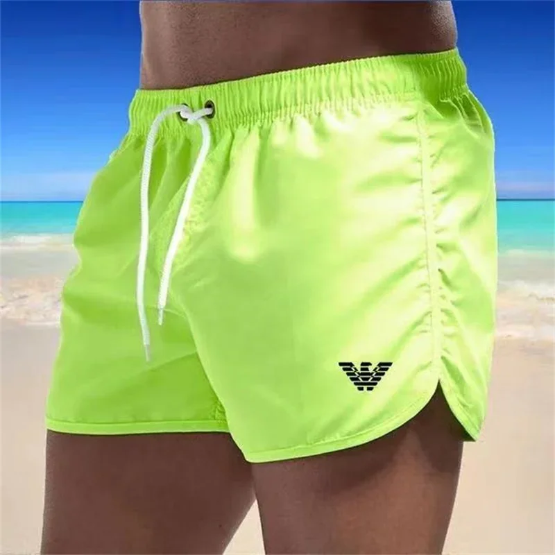 Men\'s Luxury 2024 Summer New Running Shorts Men\'s Beach Shorts Bottom Fitness Training Sports Shorts