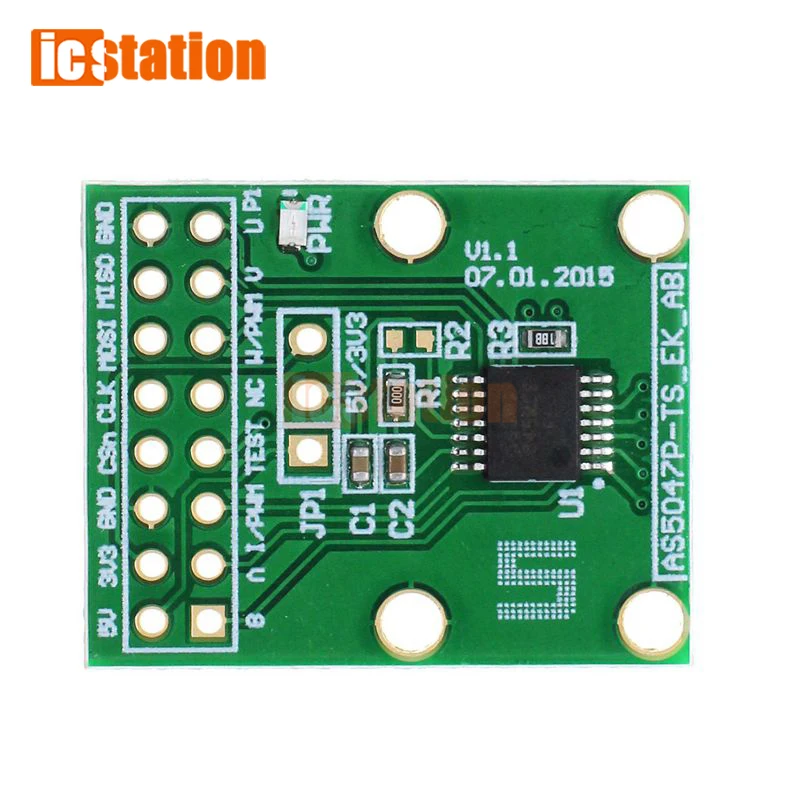 3.3V 5V AS5047P AS5047D Encoder SPI ABI พอร์ต Pulse Width Modulation แม่เหล็ก Encoder อะแดปเตอร์โมดูล