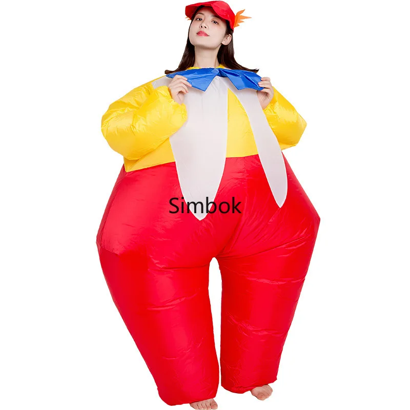 

Inflatable Clown Costume for Adult, Cartoon Doll Clothing, Funny Fat Atmosphere Props, Promotional Activities