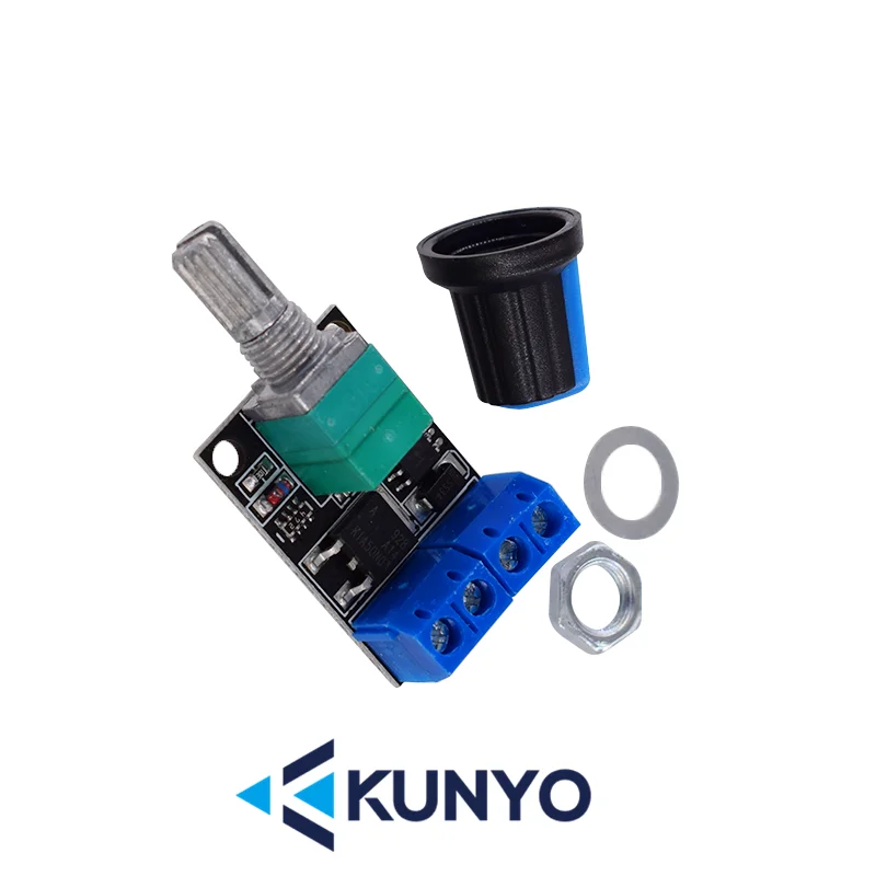 PWM DC motor governor 5V-16V12V speed control switch 10A LED dimming speed control module