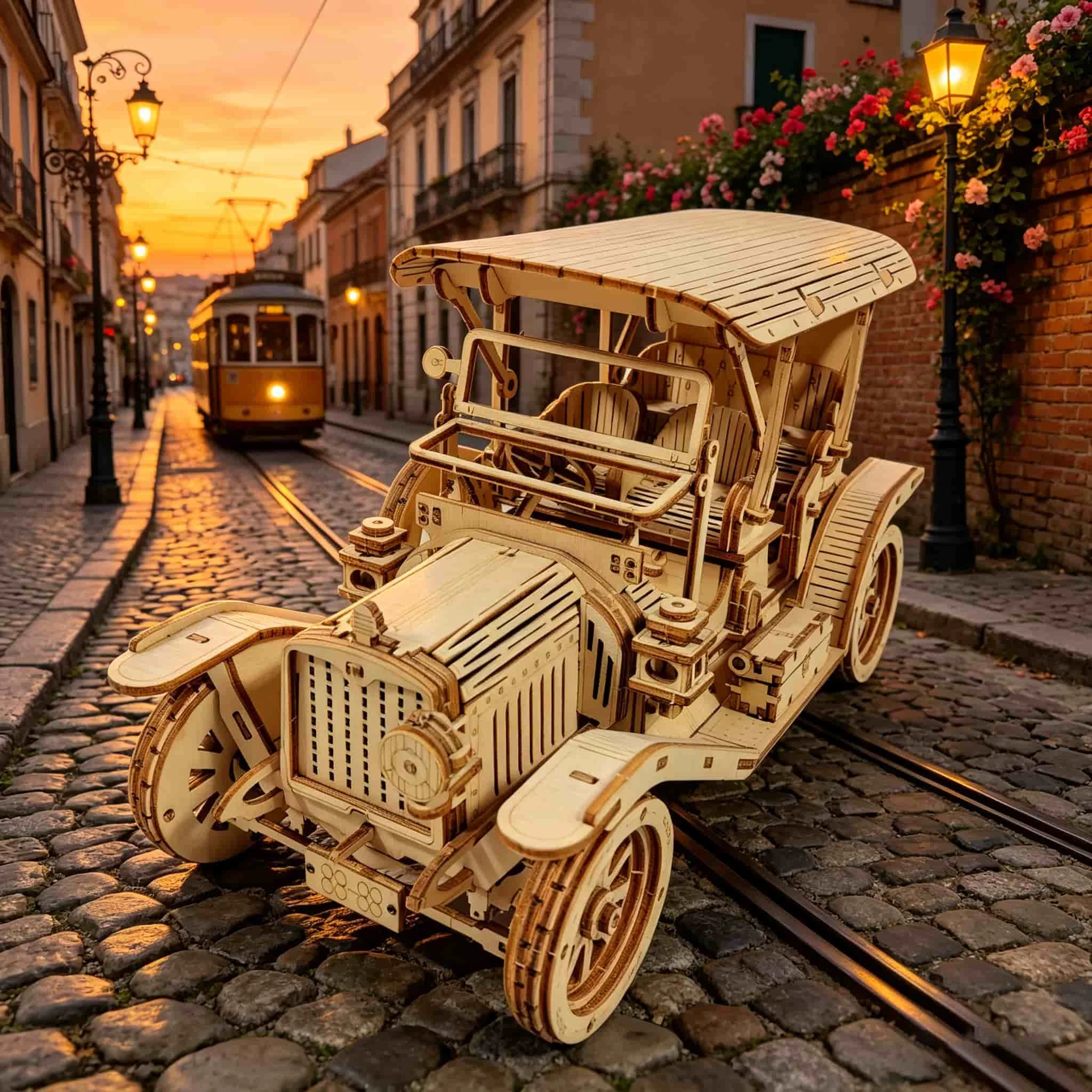 

Деревянный 3D-головоломка «сделай сам», винтажная классическая модель автомобиля, комплект, креативный подарок на день рождения или праздник, развивающая игрушка, изысканный дизайн