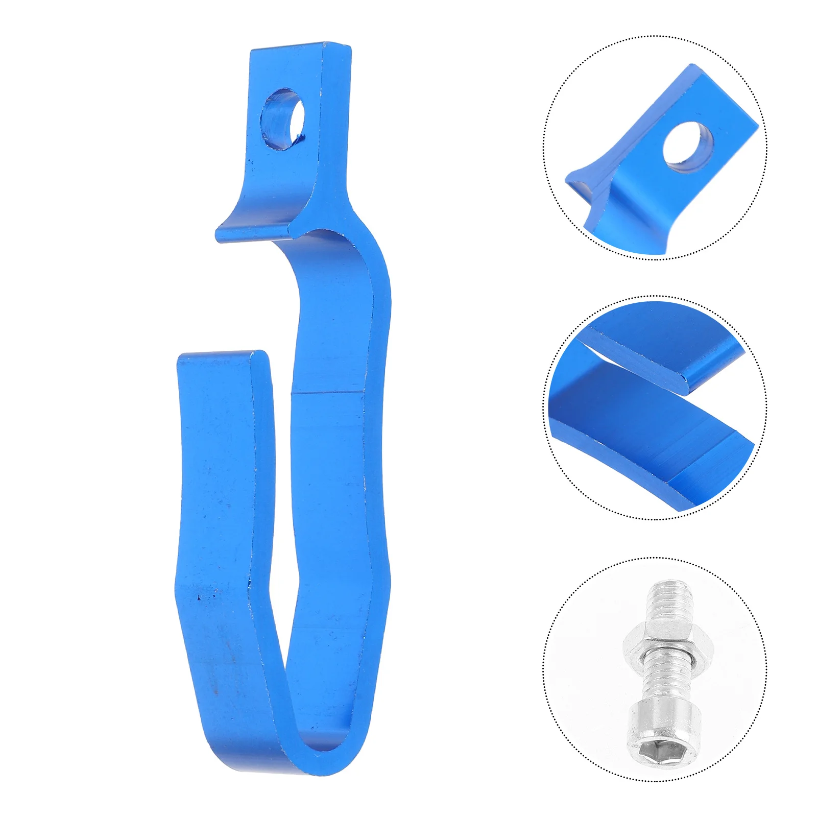 

Motorcycle Oil Pipe Clamp Aluminum Alloy Brake Cable Clamp Brake Line Retaining Clip Durable Oil Pipe Clamp, Cable Clamps