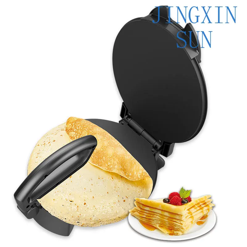 Crepe and Pancake Maker Electric Non-stick Stainless Steel Pancake Maker Portable Chapati and Tortilla Machine