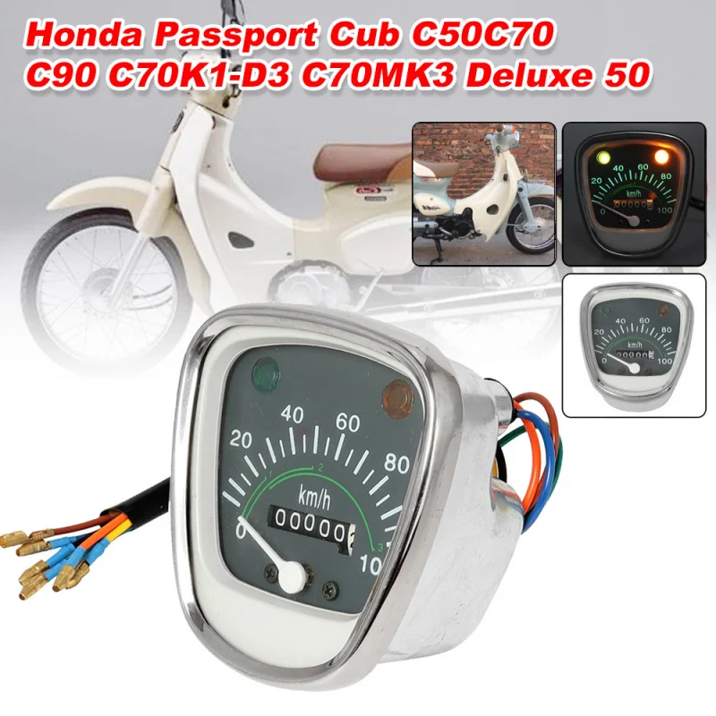

Supply High-Quality Export Motorcycle Instrument Odometer Speedometer C70 Instrument