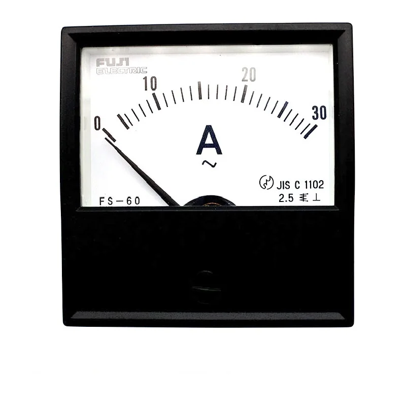 Current Meters Japan FUJI FS-60 AC Ammeter 30A Pointer Mechanical Head