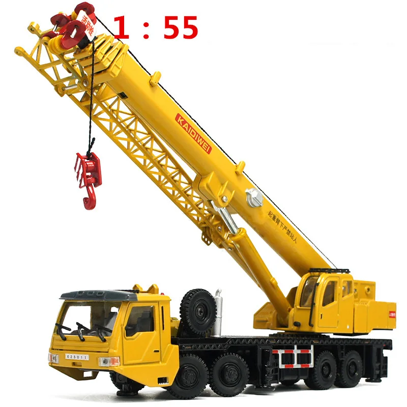 

Crane Toy Alloy Hoist Diecast Model With 4 Front Wheel Steering Linkage 360 Degree Rotate Work Platform Kid Crane Toy K834