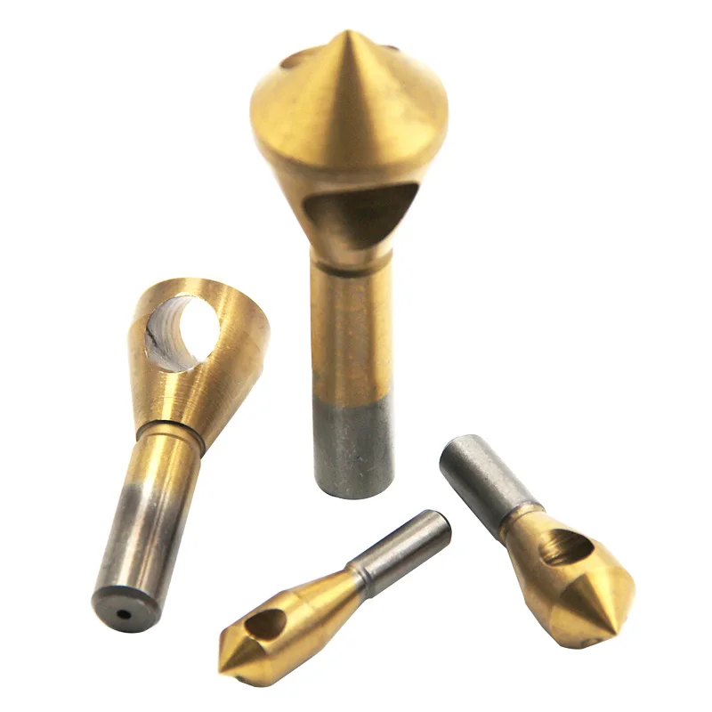 Imagem -05 - Conjunto Titanium Countersink Deburring Broca Taper Buraco Cortador de Aço Alumínio Cabeça Escareada Chanfrar Ferramentas 2510-1520 Pcs