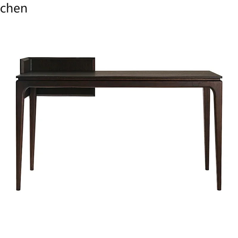 b7- small desk Italian minimalist solid wood room table living room modern home