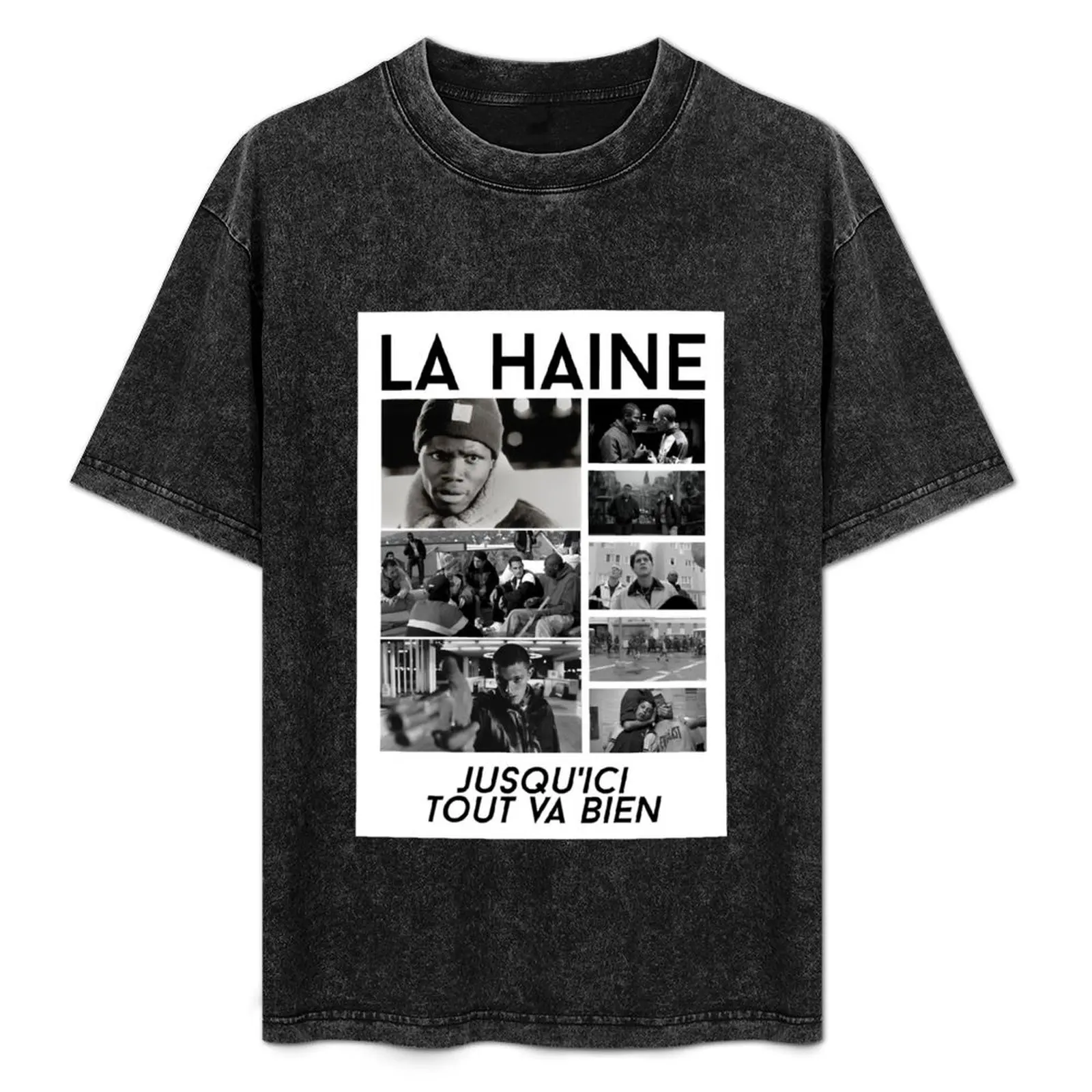 

Retro Vintage La Haine Long Gift For Everyone T-Shirt Regular Fit Plain Tee Shirt
