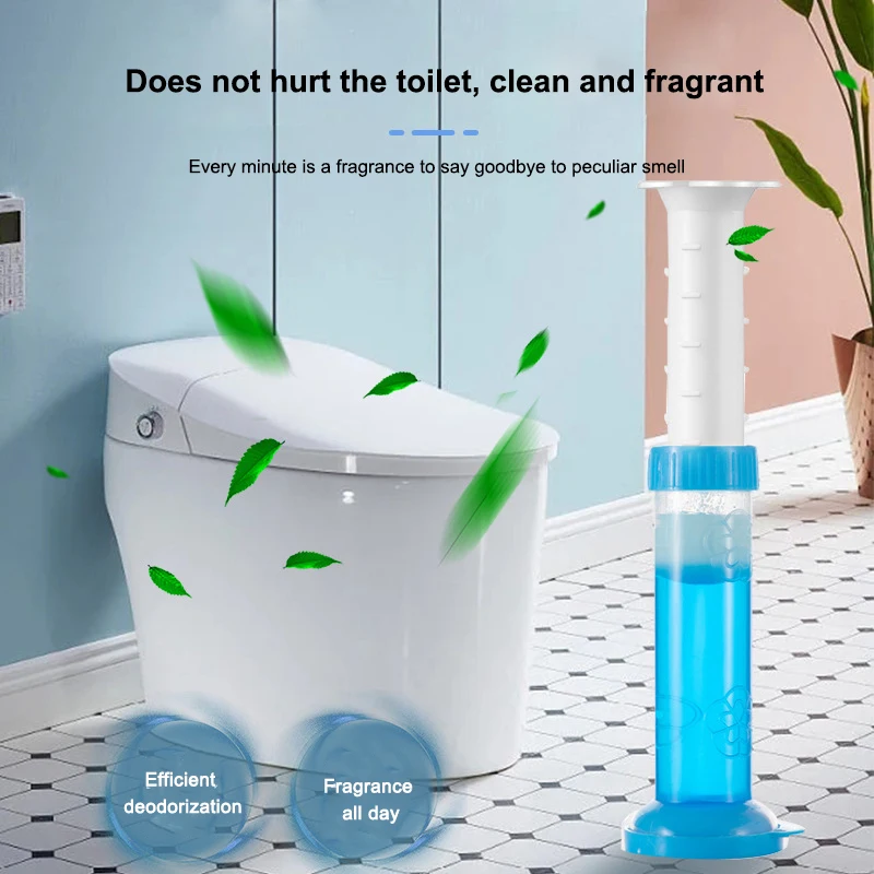 Upgrade Toilet Cleaner Gel Automatic Efficient Lasting Deodorant Air Freshener Disinfection Flower Detergent Bathroom Clean Tool